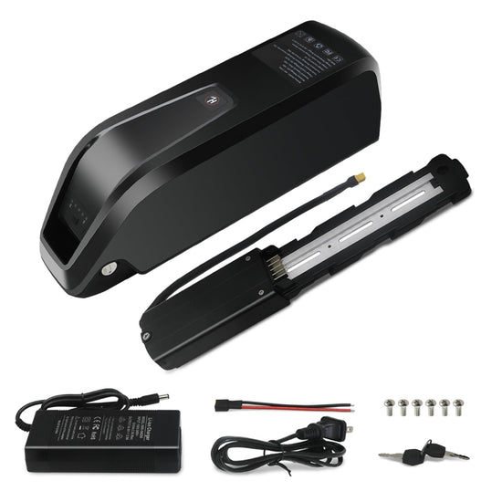 48V Ebike Battery 48V Lithium Battery 20Ah Electric Bike Battery with 3A Fast Charger 30A BMS USB Output Safe Lock and Led Indicator Light for 0-1400W Motor (48V 20Ah with Charger)