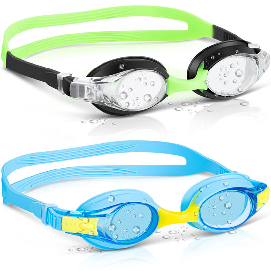 Portzon Unisex-kids swim gogglesAnti Fog goggles for kids No Leaking Clear Vision Water Pool Swimming Goggles