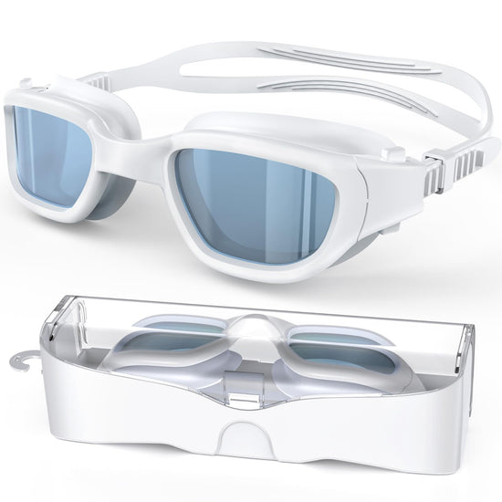 Zeligerstar Swimming Goggles Anti-Fog Swim Goggles Polarized UV Protection Adult Goggles Pool Goggles for Men Women