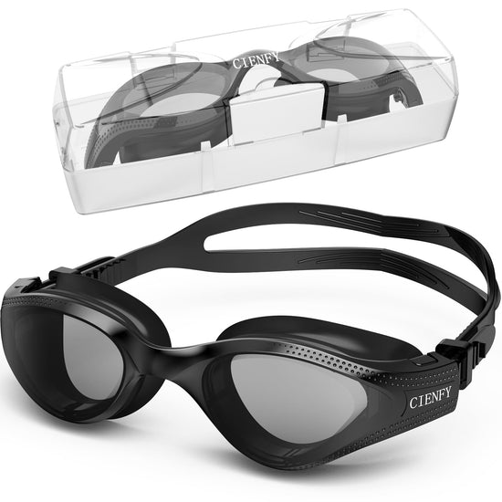 Cienfy Unisex-Adult Swim Goggles Polarized Goggles Swimming Men Women Anti-fog Leak-proof Clear Vision Underwater
